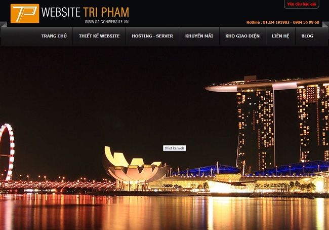 saigonwebsite.vn Company Limited服務網站Tri Pham
